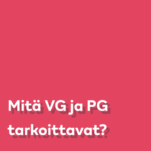 What Does VG and PG Stand For?